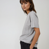 T-shirt Cassius gris chiné femme