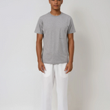 T-shirt Cassius gris chiné homme