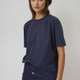 Ensemble Supima-S navy femme