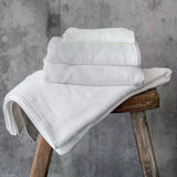 Serviette Gauze and Pile blanc