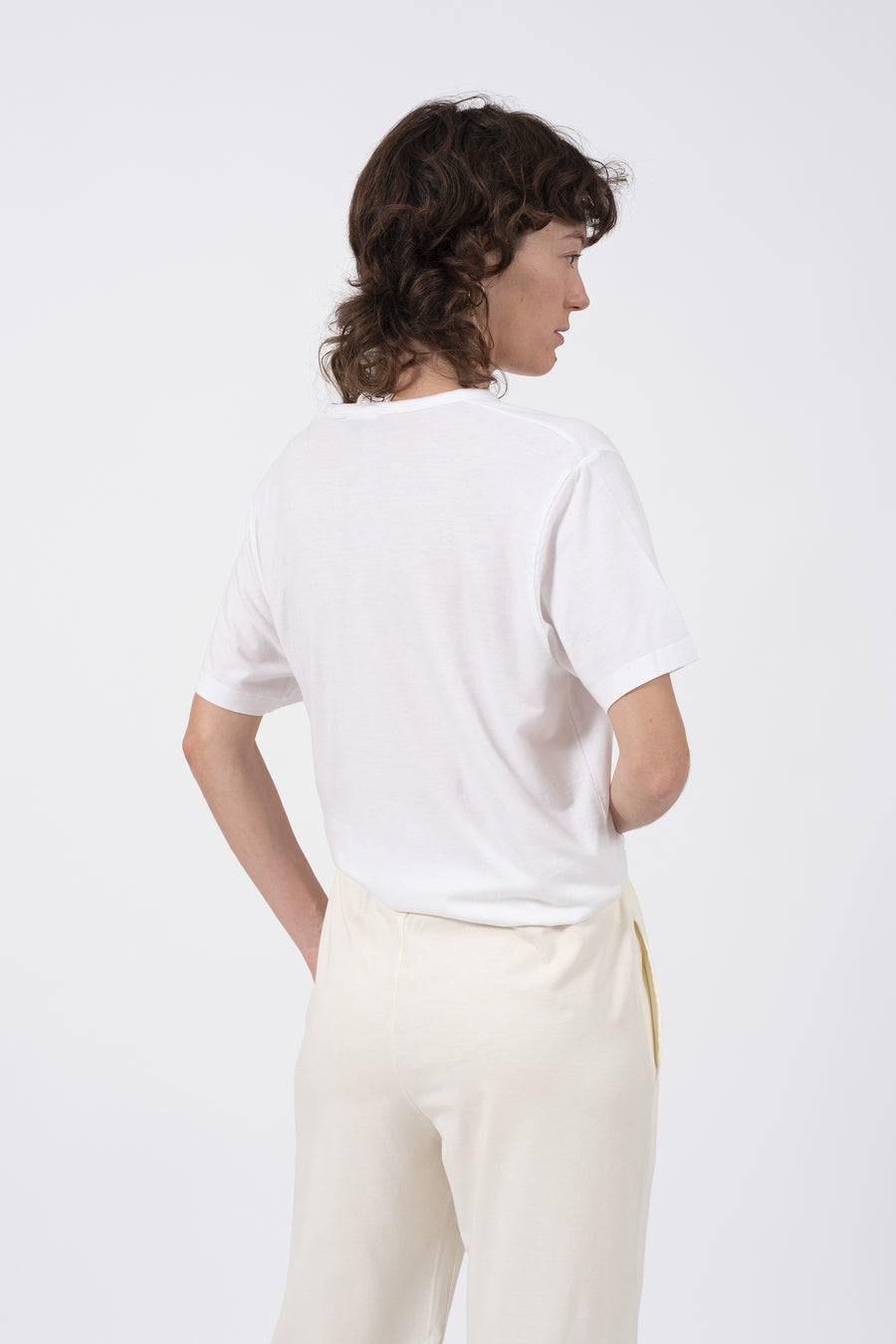 t-shirt tee muse blanc white tencel lyocell coton organique organic cotton